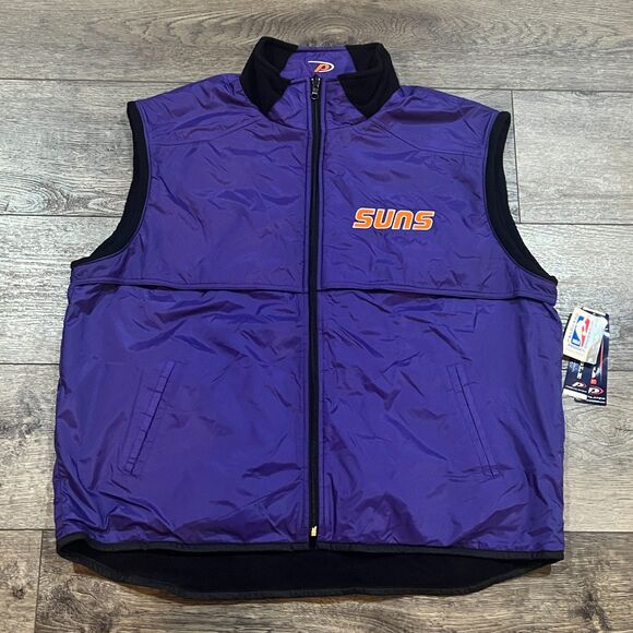 NWT! Deadstock Vintage 90s Pro Player Phoenix Suns Reversible Vest - Men's Large - Picture 1 of 12